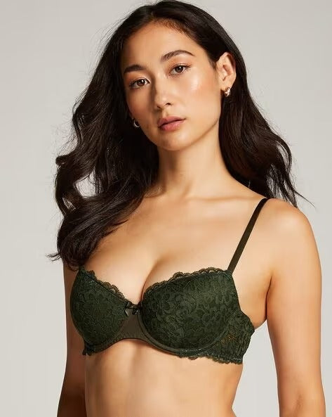 HUNKEMOLLER Marine Padded Under-Wired Bra