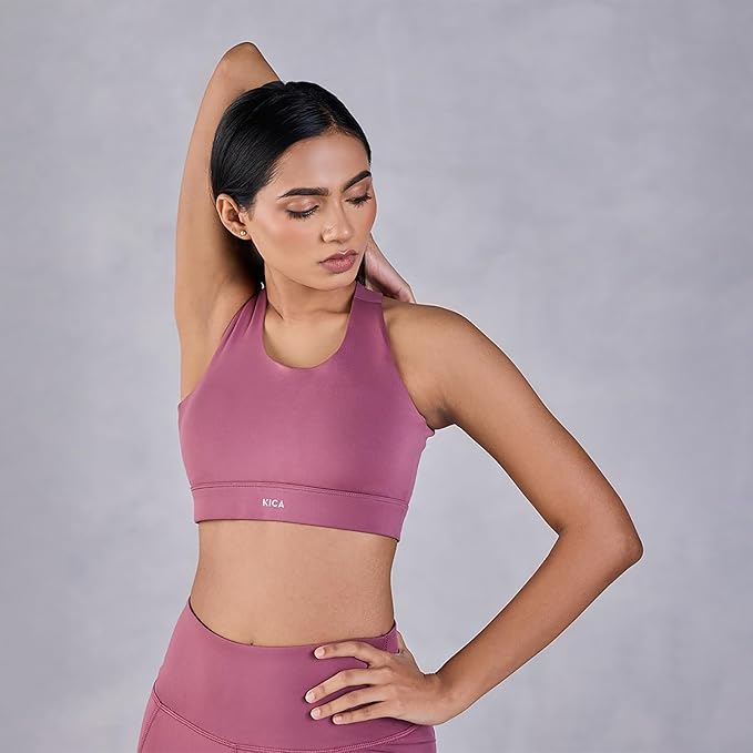 Women's Polyester Wire Free Modern Non-Padded Sports Bra