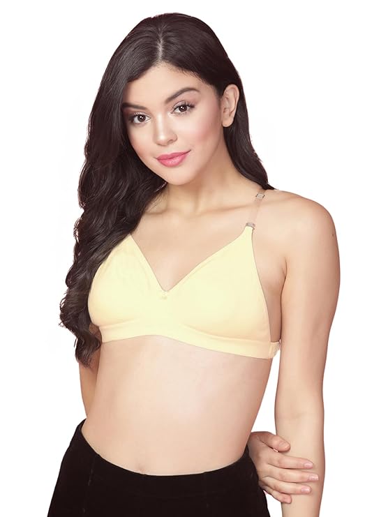 Clovia Women's Cotton Transparent Bra T-Shirt Bra