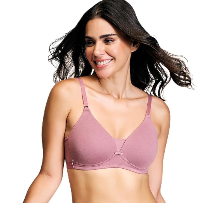 NYKD Women's Cotton Lightly Padded Wire Free NYB003 T-Shirt Bra
