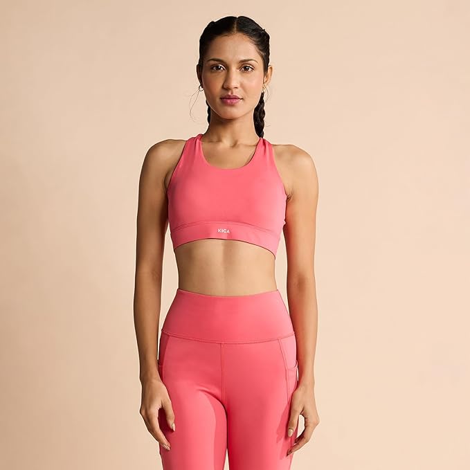 Women's Polyester Wire Free Modern Non-Padded Sports Bra