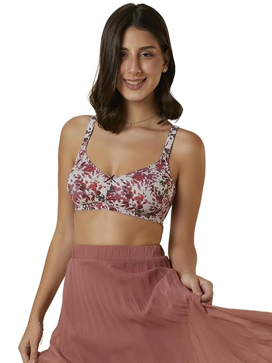 Triumph Women's Cotton Non-Padded Wired Casual Minimiser Minimizer Bra