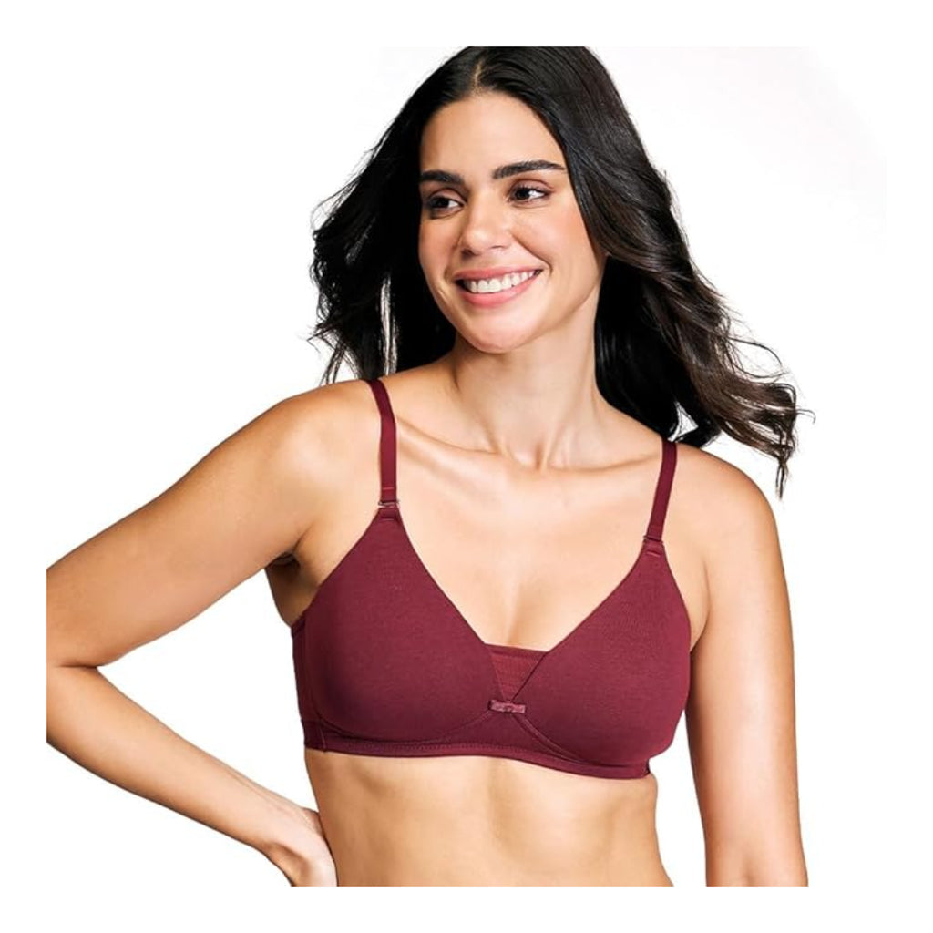 Nyky Women's Cotton Padded Seamlesse Everyday T-Shirt Bra